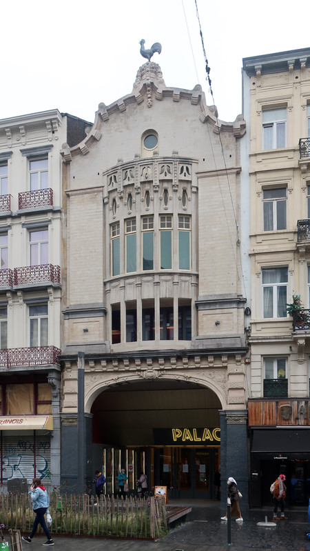 Anciennement Pathé Palace, actuel Le Palace, Boulevard Anspach 85, Bruxelles ( © CM, photo 2020)