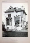 Dieweg 71, Uccle, façade arrière (© L'Emulation 1909, planche XLVIII)