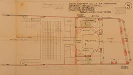 Albert Hall, Chaussée d'Ixelles 16 | Chaussée de Wavre 12, Ixelles, plan du premier étage, ACI/Urb. 171-16
