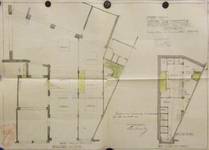 Théâtre des Variétés, Boulevard Adolphe Max 124, Bruxelles, plan du rez-de-chaussée et du lavatory, AVB/TP 2493 (1911)