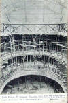 Pathé Palace, Boulevard Anspach 85, Bruxelles, photographie des travaux de construction, archives familiales Hamesse