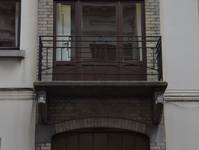 Rue Albert de Latour 7, Schaerbeek, balcon, premier étage ( © APEB, photo 2012)