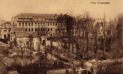 Rue Vergote 34, Woluwe-Saint-Lambert, vue depuis l’intérieur d’îlot (Musée communal de Woluwe-Saint-Lambert, collection de cartes postales Daniel Frankignoul)