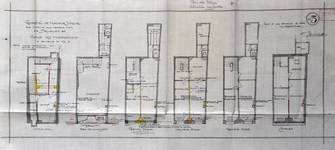 Vinche, Rue du Marché aux Herbes 4, Bruxelles, projet de transformation, plan des niveaux, AVB/TP 31826 (1925)