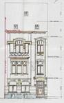 Rue Emile Bouilliot 15, Ixelles, élévation de la façade principale, ACI/Urb. 110-15 (1911)