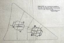  Koninklijke Baan 239-241, Coxyde, plan du terrain (© Fondation CIVA Stichting/AAM, Brussels /Paul Hamesse)