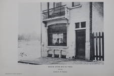 Rue des Mélèzes 76, Ixelles, détail de l'élévation principale (© Vers l'Art, n°8, 1907, p. 117)